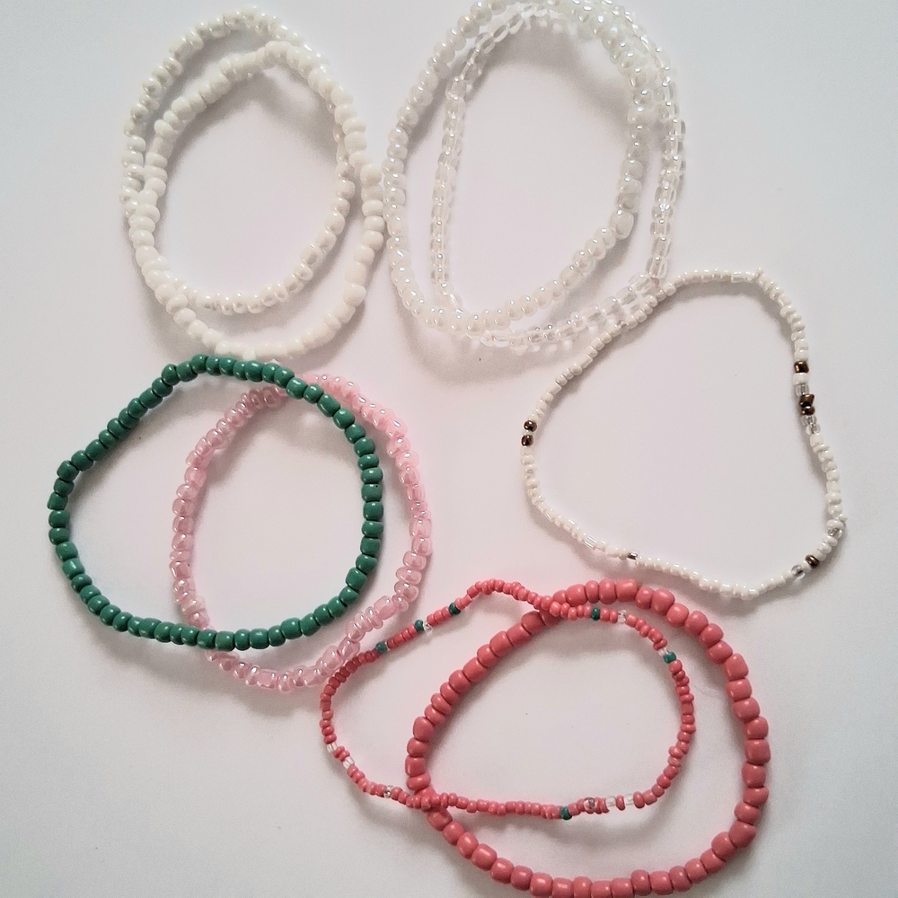 Colorful Beaded Bracelets Set - Picture 4 of 4